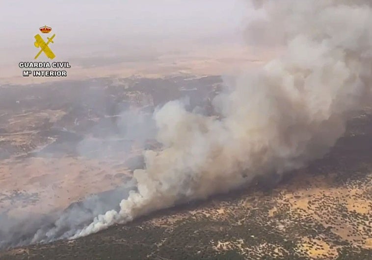 La Federación de Caza rechaza que se criminalice al sector por culpa del «malnacido» que provocó el incendio de Aliseda